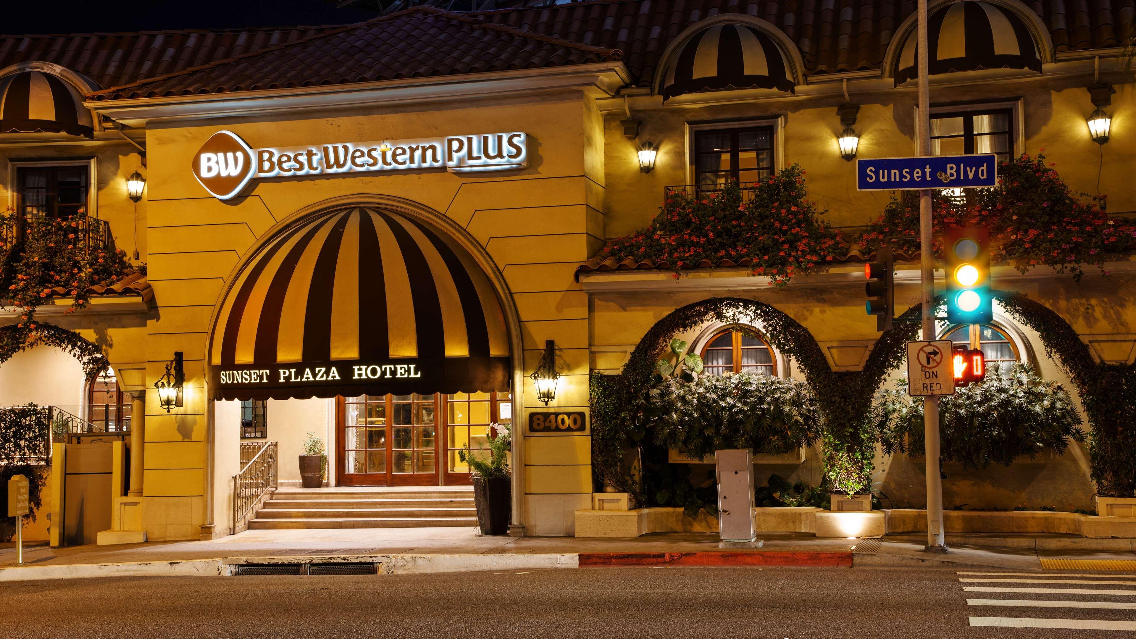 Best Western Plus Sunset Plaza Hotel Лос-Анджелес Экстерьер фото